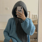 Y2K Knitted Balaclava Hat with Neck Collar