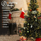 LED Christmas Tree Topper Lights – 1.5M, 2M, or 3M Decorative String Lights for Indoor and Outdoor Use