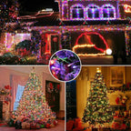 300 LED Solar String Lights – Waterproof Outdoor Fairy Lights with 8 Lighting Modes for Holiday Decoration