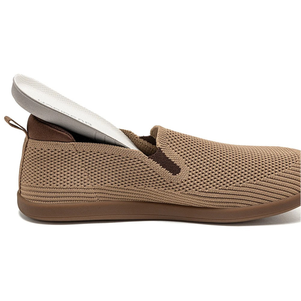 HOBIBEAR Women's Wide Toe Box Slip-On Sneakers – Breathable Mesh Walking Shoes