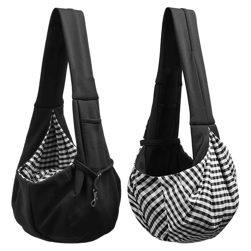 Hands-Free Pet Carrier Sling – Shoulder Carry Bag for Small Dogs, Puppies and Cats