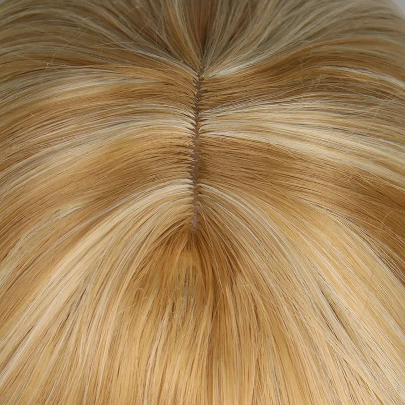 Long Wavy Blonde Synthetic Wig for Women – Natural-Look Style with Heat-Resistant Fibers