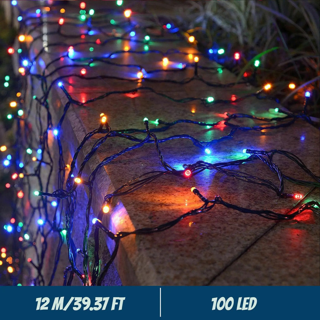 300 LED Solar String Lights – Waterproof Outdoor Fairy Lights with 8 Lighting Modes for Holiday Decoration