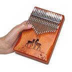 Lydesy 17-Key Kalimba Thumb Piano – Portable Musical Instrument for Beginners and Gifts