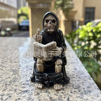Resin Skeleton Figurine – Decorative Collectible Statue for Home Decor