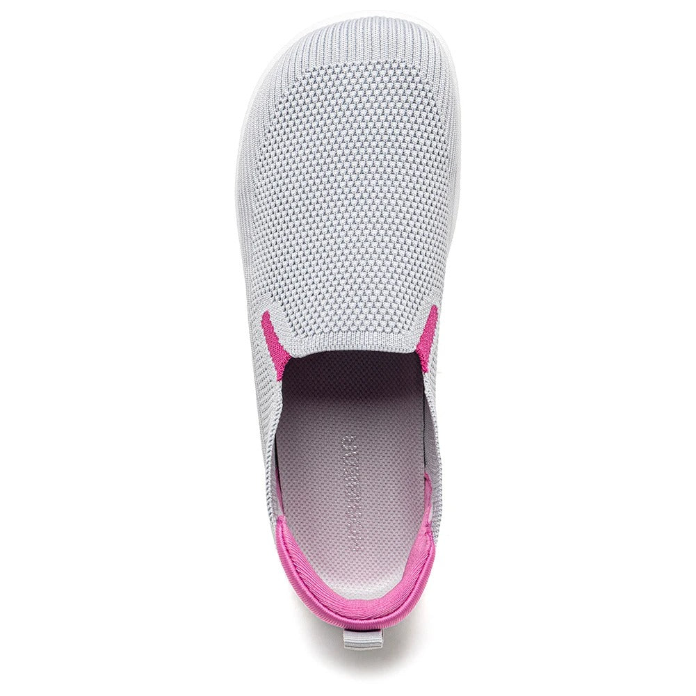 HOBIBEAR Women's Wide Toe Box Slip-On Sneakers – Breathable Mesh Walking Shoes