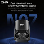 ZNP N07 AI Translator Earbuds – Bluetooth Wireless Headphones with Touchscreen, 165 Languages and 60-Hour Battery Life