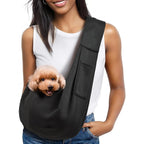 Hands-Free Pet Carrier Sling – Shoulder Carry Bag for Small Dogs, Puppies and Cats