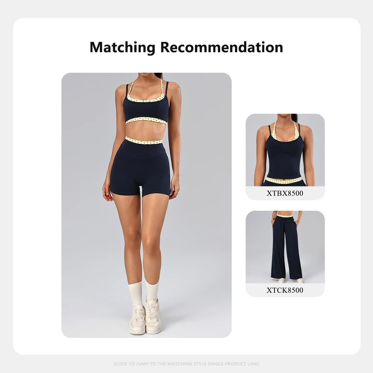Hearuisavy Women's 2-Piece Polka Dot Activewear Set – Cross-Back Top and High-Waisted Shorts