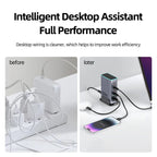 660W GaN USB-C Desktop Charger – 8-Port Multi-Device Fast Charging Station