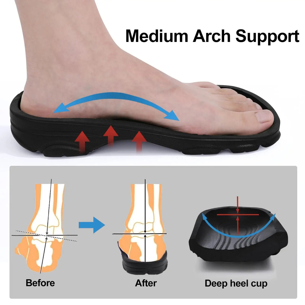 Bebealy Men's EVA Clogs – Non-Slip Garden and Beach Shoes