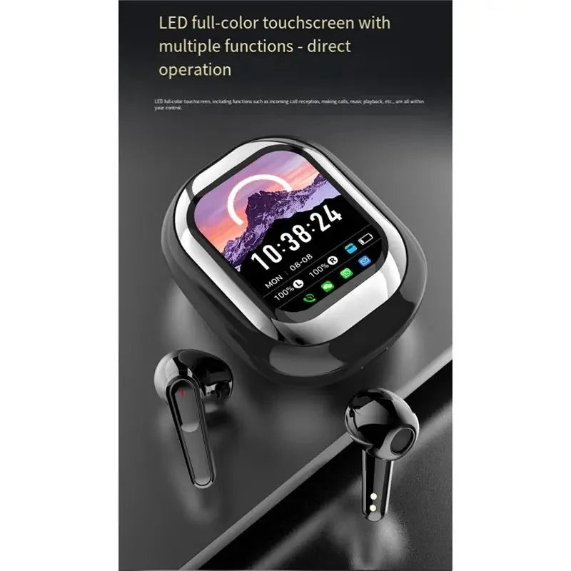 AI Translation Bluetooth Headset with Touch Controls | Wireless Audio