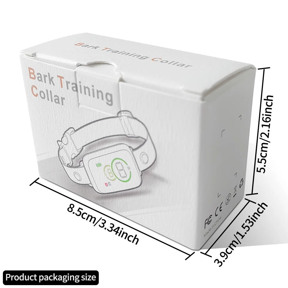 Rechargeable Dog Bark Control Collar for Small Dogs – Adjustable Sensitivity, Black