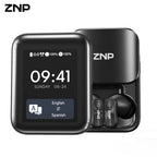 ZNP N07 AI Translator Earbuds – Bluetooth Wireless Headphones with Touchscreen, 165 Languages and 60-Hour Battery Life