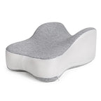 Long 14-Inch Side Sleeper Leg Pillow – Large Gray Knee and Thigh Support Cushion
