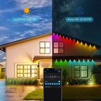 Smart WiFi RGBIC Permanent Outdoor LED Eaves Lights – App, Remote and Voice Control, Music Sync, Timer and Waterproof Design
