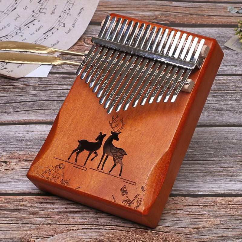 Lydesy 17-Key Kalimba Thumb Piano – Portable Musical Instrument for Beginners and Gifts