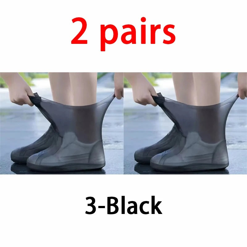 Silicone Waterproof Rain Shoe Covers for Men and Women