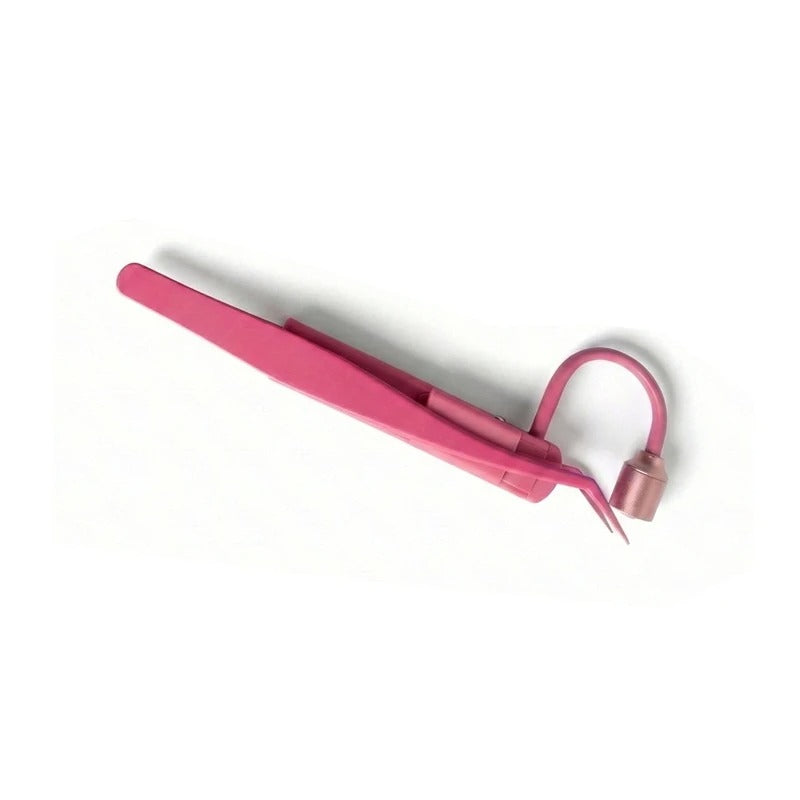 5W Mini Handheld LED UV Lash Lamp – Wireless Touch Control Eyelash Extension Light with Tweezers