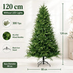 Artificial Christmas Tree with LED Lights, 120–240 cm