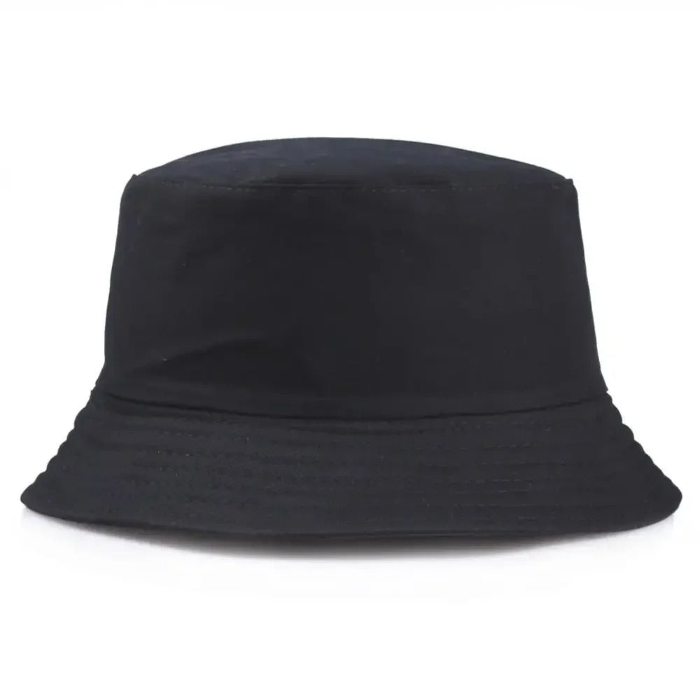 Unisex Cotton Bucket Hat – Custom Logo Printed Fisherman Hat for Casual Everyday Wear