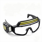 Rechargeable LED Sensor Glasses Headlamp
