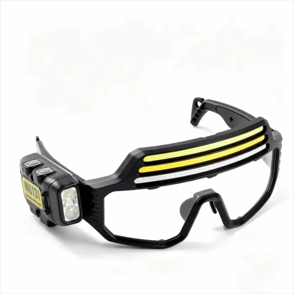 Rechargeable LED Sensor Glasses Headlamp