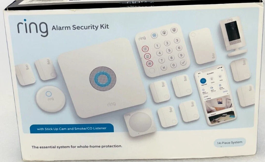 Ring Alarm 5-Piece Security Kit (2nd Gen) – Home Security System with Alexa Compatibility