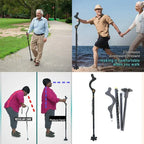 Adjustable Walking Stick – Lightweight Support Cane with Ergonomic Handle for Everyday Use