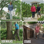 Adjustable Walking Stick – Lightweight Support Cane with Ergonomic Handle for Everyday Use
