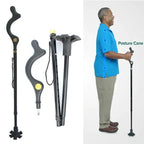 Adjustable Walking Stick – Lightweight Support Cane with Ergonomic Handle for Everyday Use