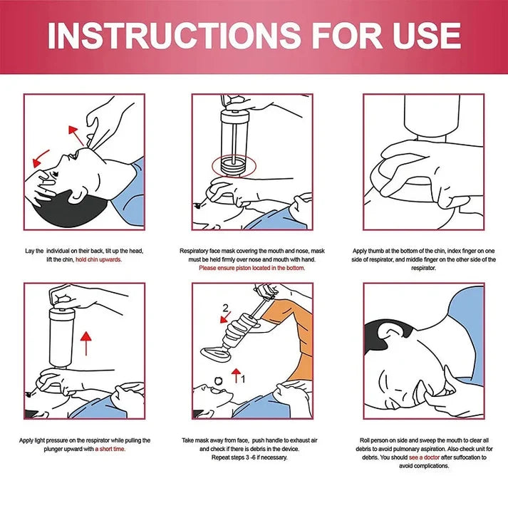 Portable Emergency Suction Device – Compact Household Safety Aid for Everyday Preparedness